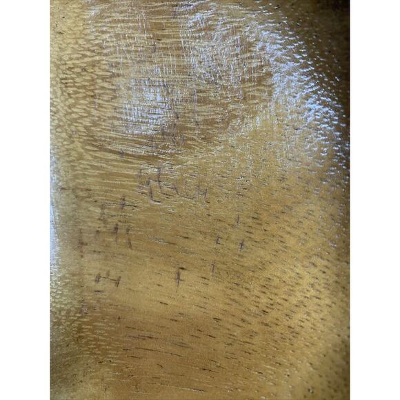 Leilani Monkey-Pod Wood Serving Dish Vintage Wooden Bowl - Picture 7 of 7